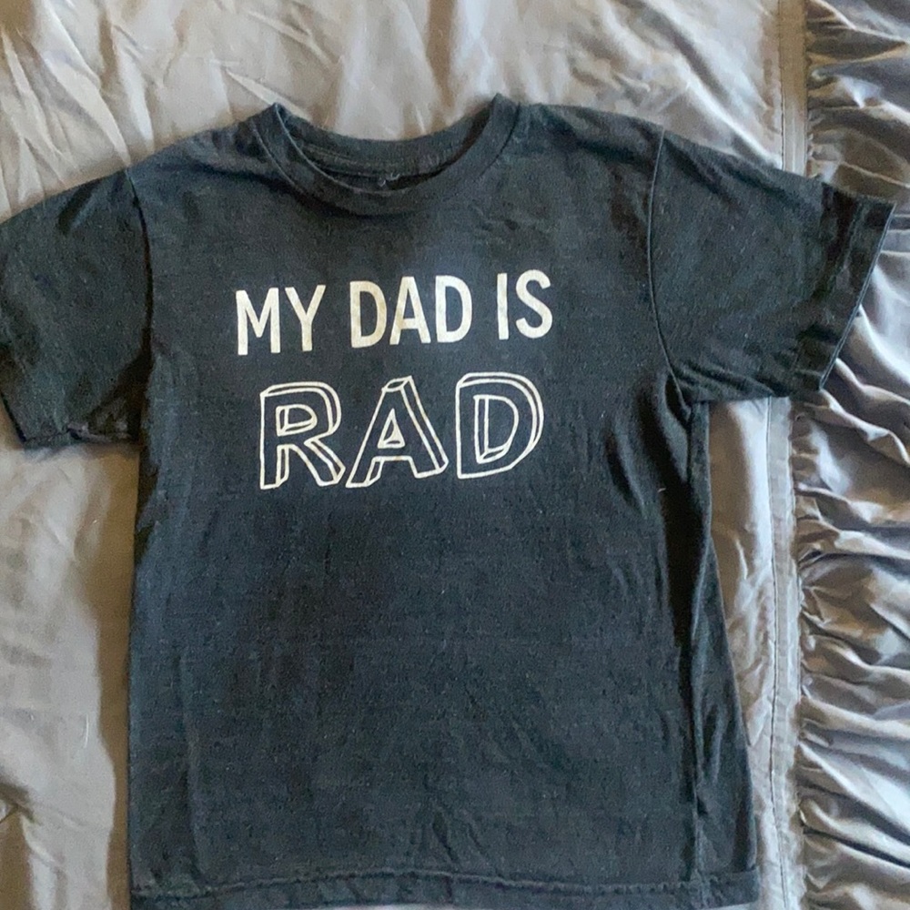 Adorable soft My dad is rad T-shirt